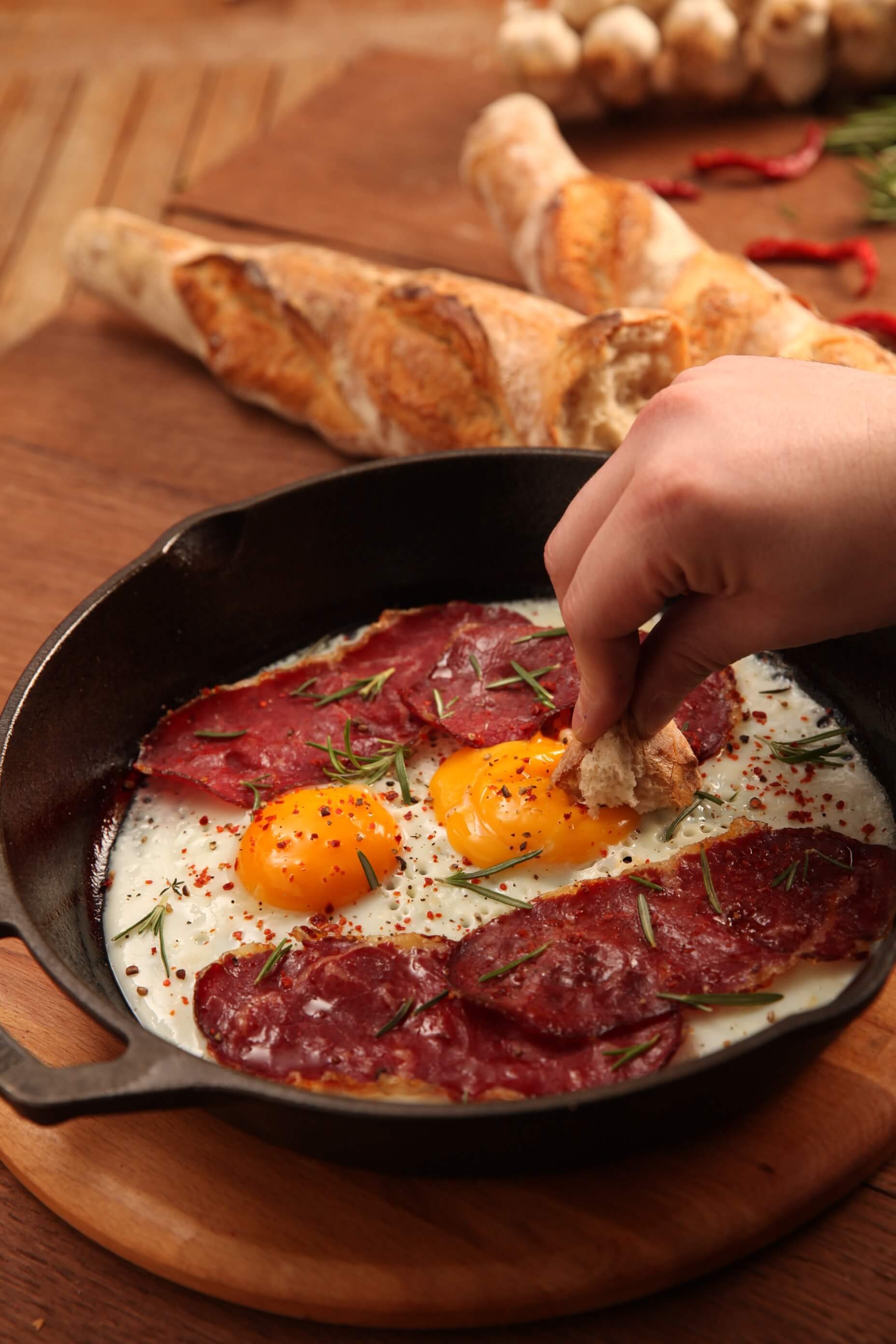 Pastırmalı Yumurta